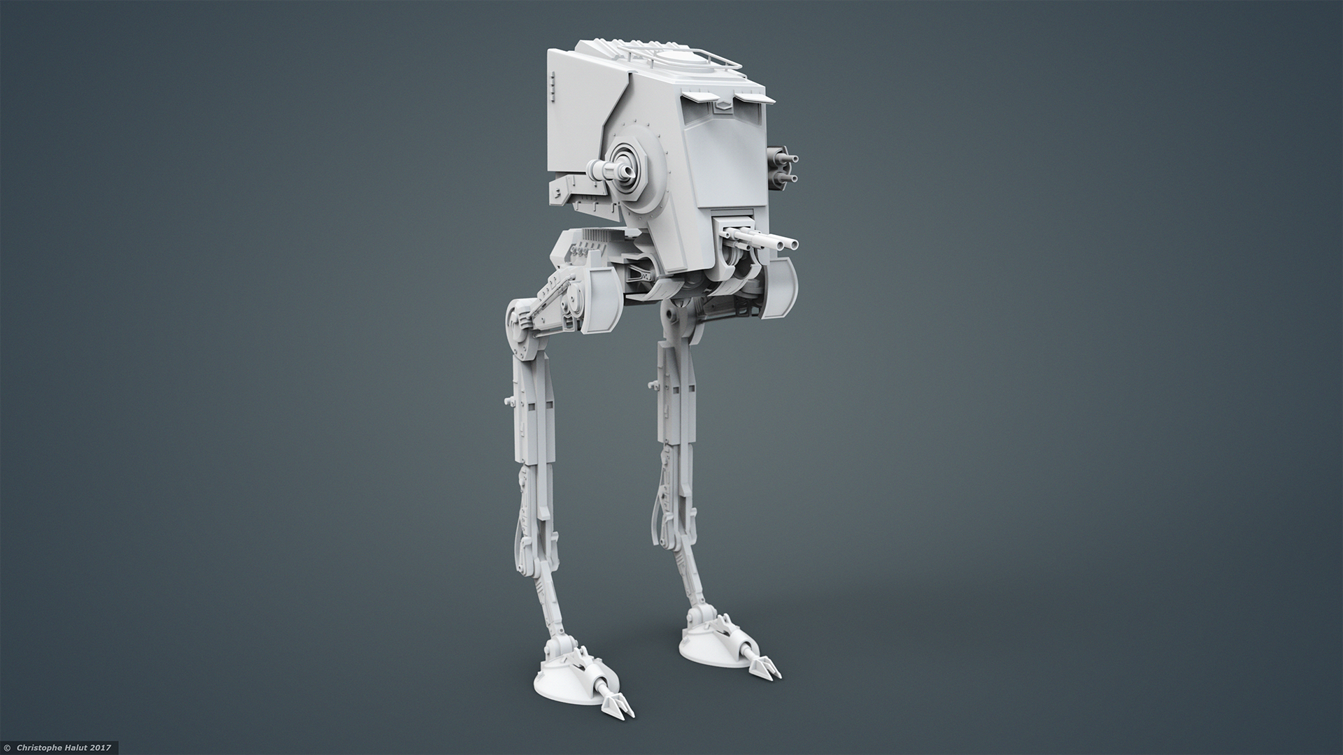Star Wars AT-ST walker 3D model